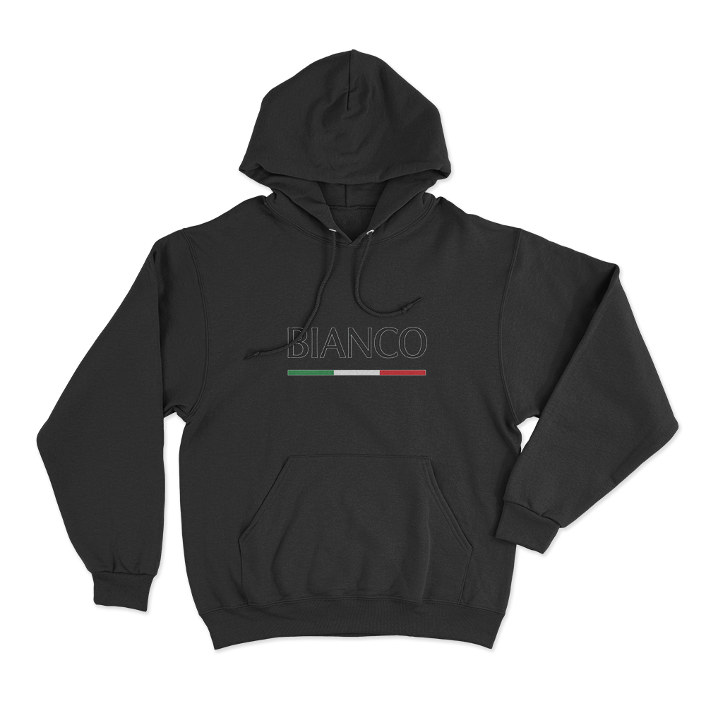 Bianco Unisex Hoodie Black Bianco Unisex Hoodie Black