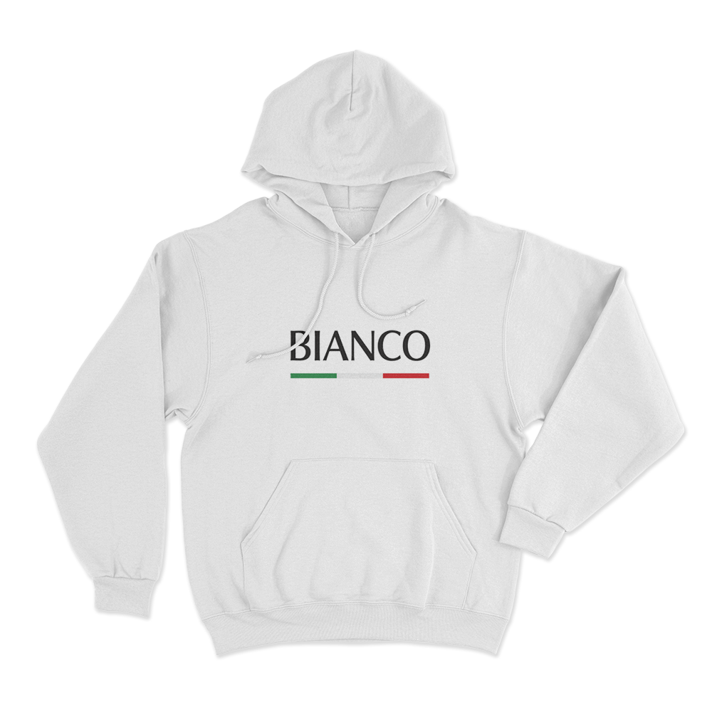 Bianco Unisex Hoodie White Bianco Unisex Hoodie White