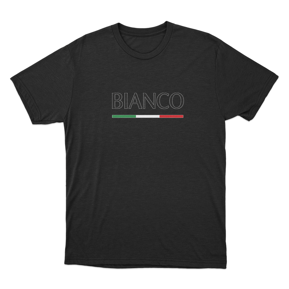 Bianco Unisex T Shirt Black Bianco Unisex T Shirt Black