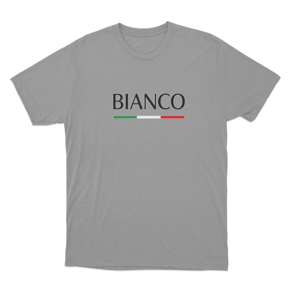 Bianco Unisex T Shirt Grey Bianco Unisex T Shirt Grey