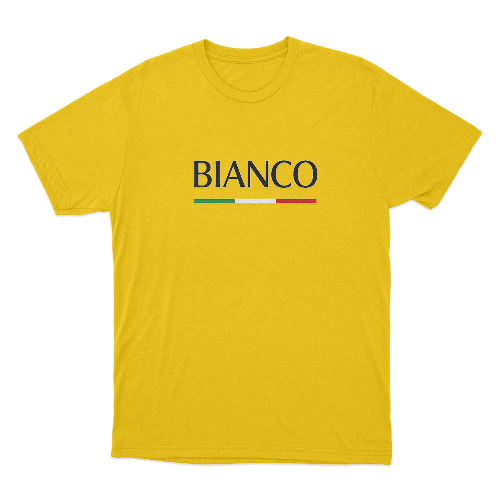 Bianco Unisex T Shirt Yellow Bianco Unisex T Shirt Yellow