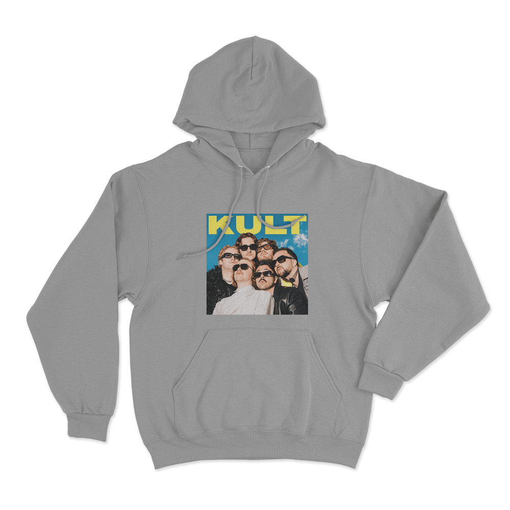 Kult Cover Unisex Hoodie Grey Kult Cover Unisex Hoodie Grey