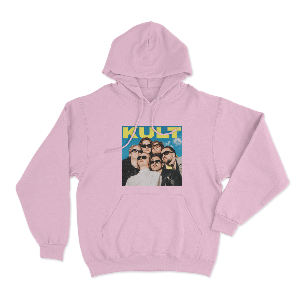 Kult Cover Unisex Hoodie Pink Kult Cover Unisex Hoodie Pink