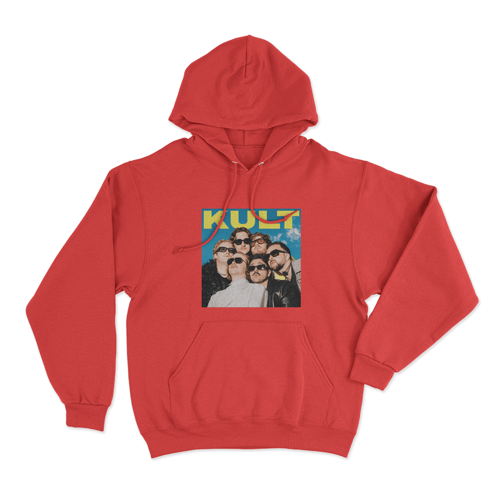Kult Cover Unisex Hoodie Red Kult Cover Unisex Hoodie Red