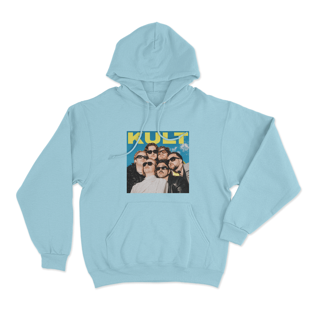Kult Cover Unisex Hoodie Sky Blue Kult Cover Unisex Hoodie Sky Blue