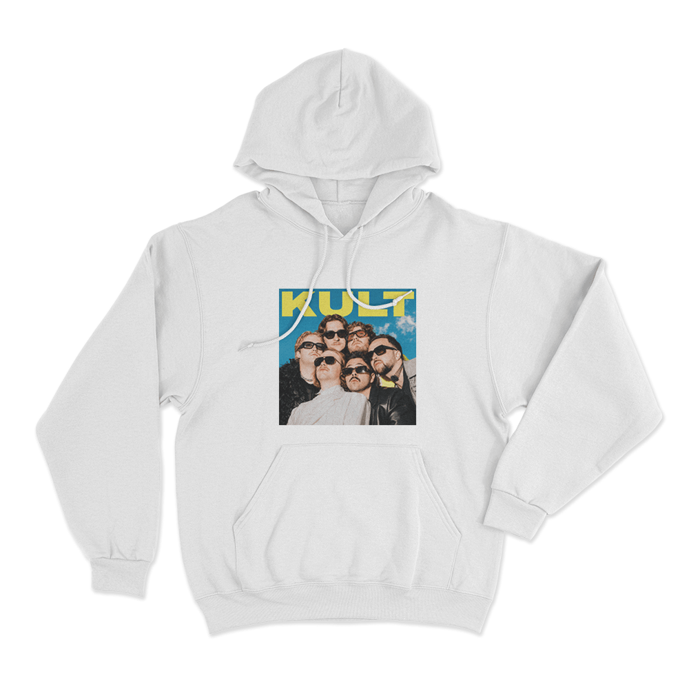 Kult Cover Unisex Hoodie White Kult Cover Unisex Hoodie White