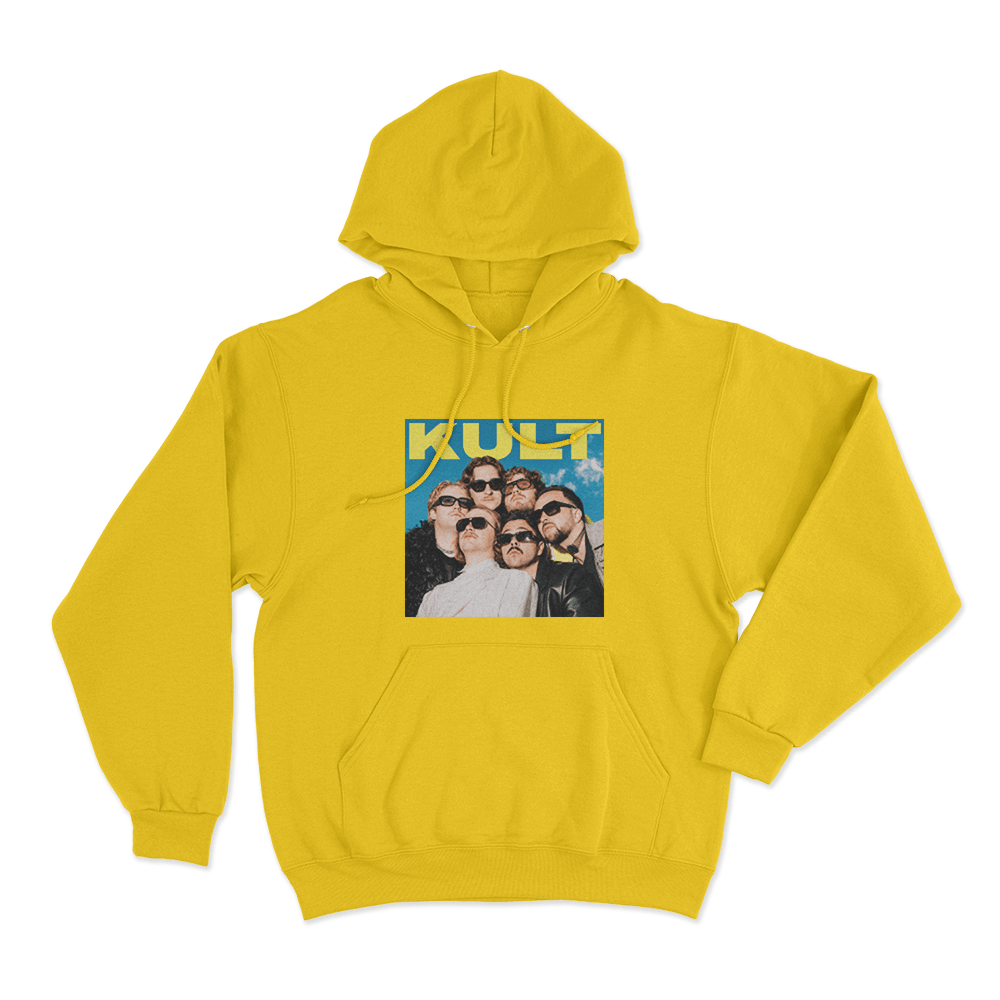 Kult Cover Unisex Hoodie Yellow Kult Cover Unisex Hoodie Yellow