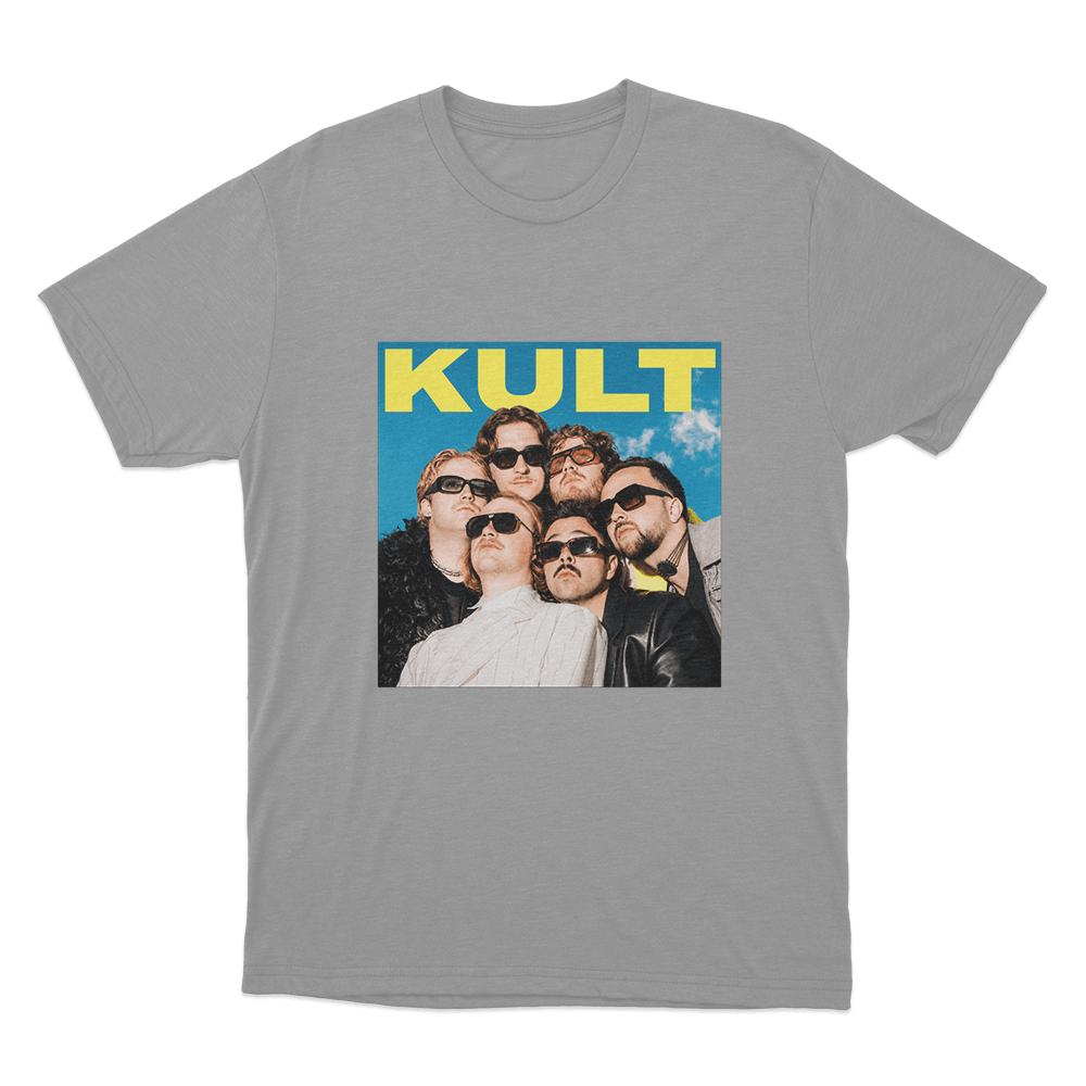 Kult Cover Unisex T Shirt Grey Kult Cover Unisex T Shirt Grey