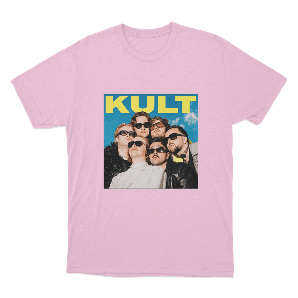 Kult Cover Unisex T Shirt Pink Kult Cover Unisex T Shirt Pink