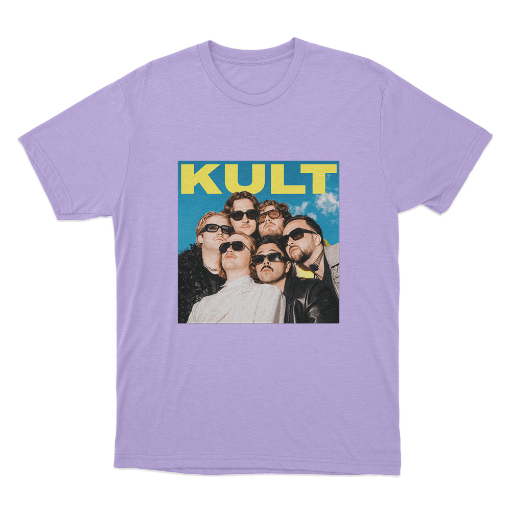 Kult Cover Unisex T Shirt Purple Kult Cover Unisex T Shirt Purple