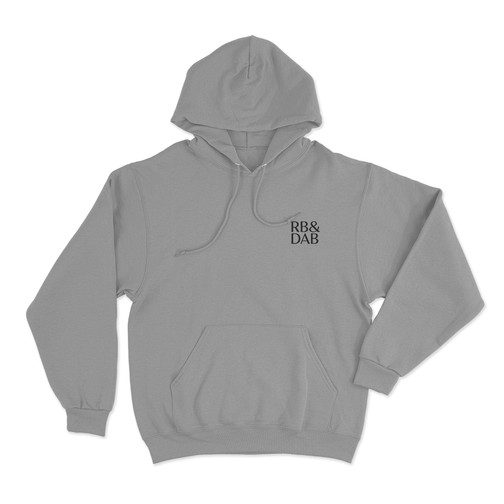 RB & DAB Unisex Hoodie Grey RB DAB Unisex Hoodie Grey