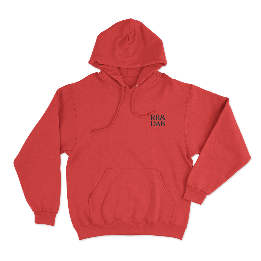 RB & DAB Unisex Hoodie Red RB DAB Unisex Hoodie Red