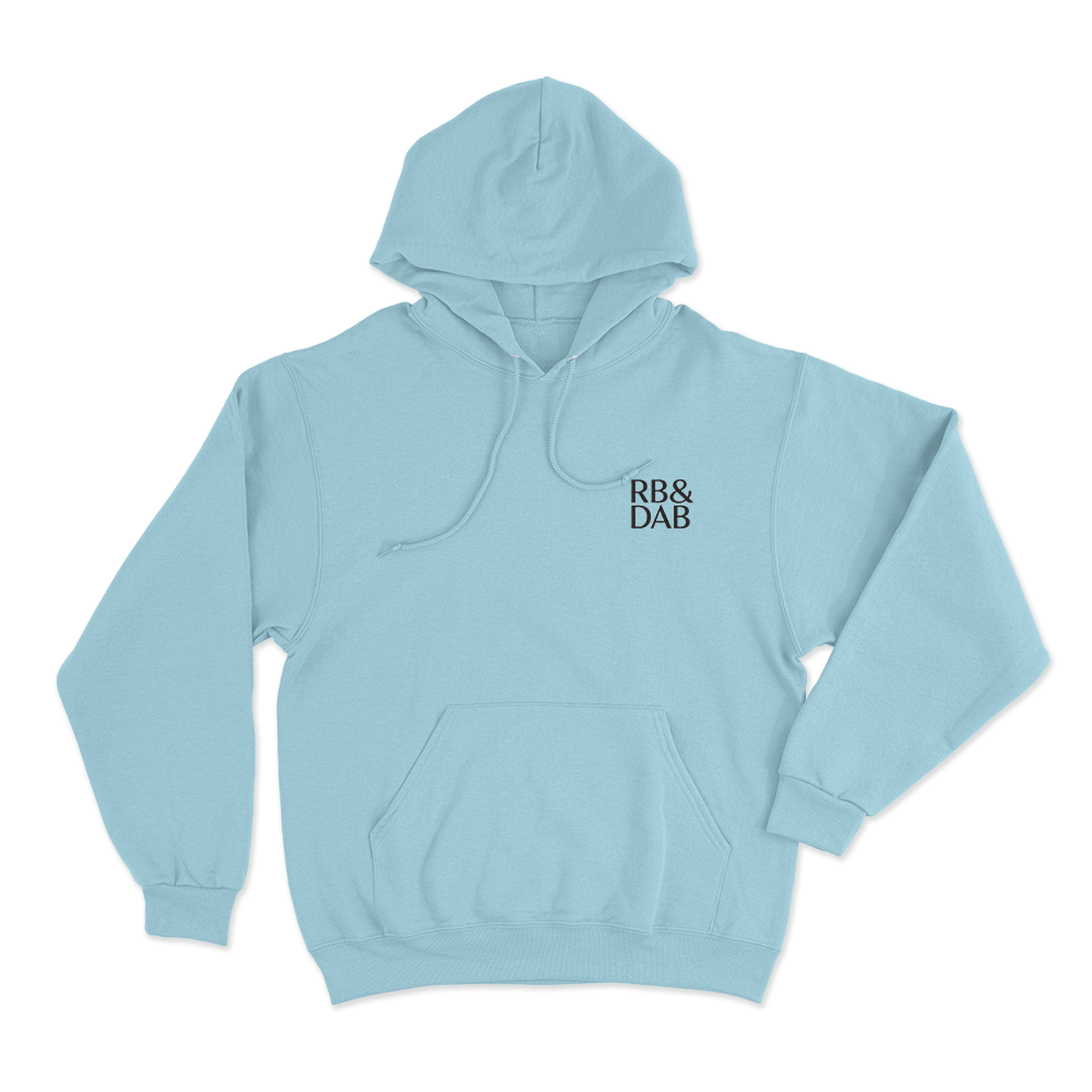 RB & DAB Unisex Hoodie Sky Blue RB DAB Unisex Hoodie Sky Blue
