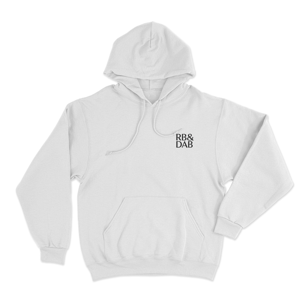 RB & DAB Unisex Hoodie White RB DAB Unisex Hoodie White