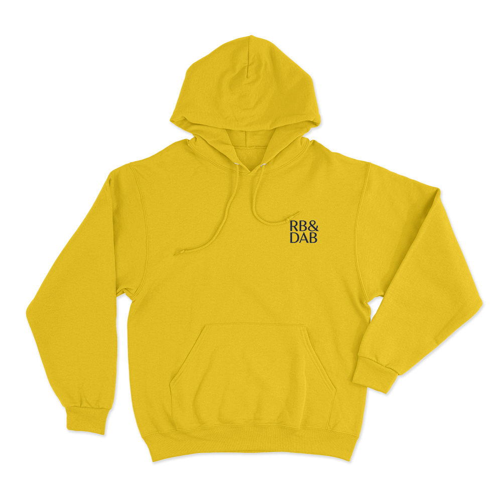 RB & DAB Unisex Hoodie Yellow RB DAB Unisex Hoodie Yellow