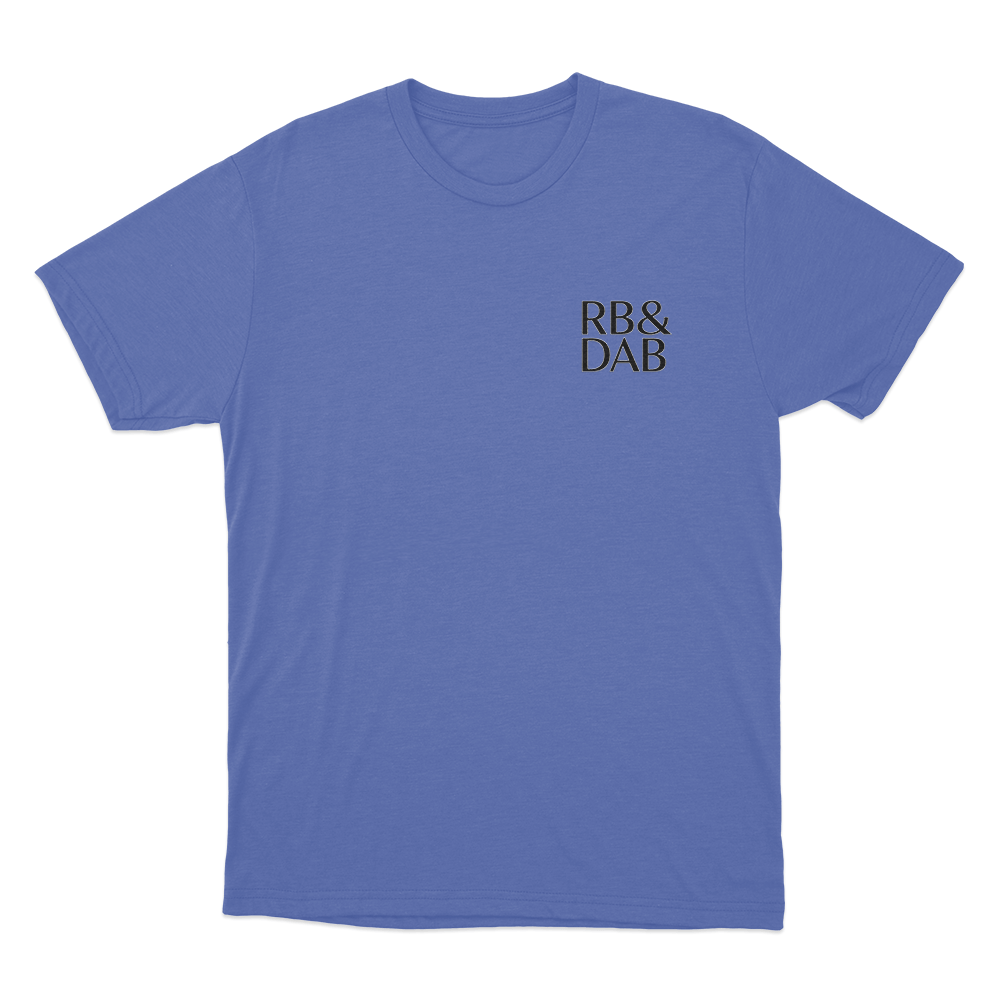 RB & DAB Unisex T Shirt Blue RB DAB Unisex T Shirt Blue