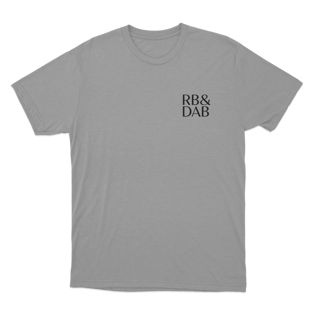 RB & DAB Unisex T Shirt Grey RB DAB Unisex T Shirt Grey