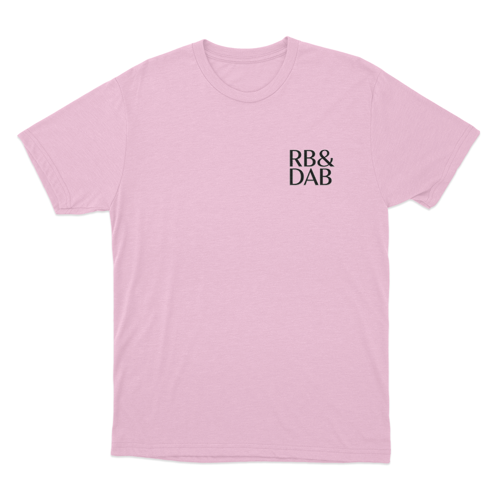 RB & DAB Unisex T Shirt Pink RB DAB Unisex T Shirt Pink