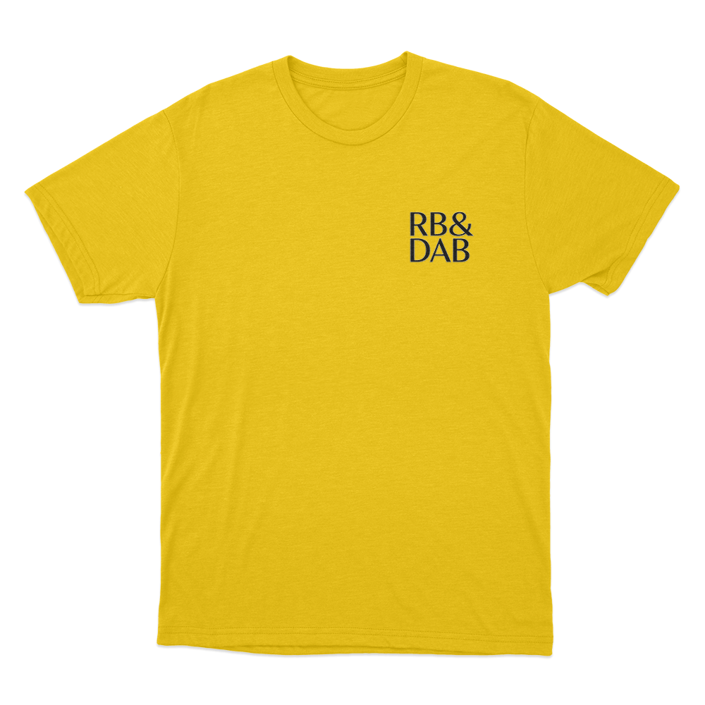 RB & DAB Unisex T Shirt Yellow RB DAB Unisex T Shirt Yellow