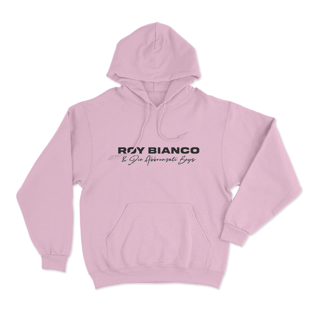 Roy Bianco & Die Abbrunzati Boys Logo Unisex Hoodie Pink Roy Bianco Die Abbrunzati Boys Logo Unisex Hoodie Pink