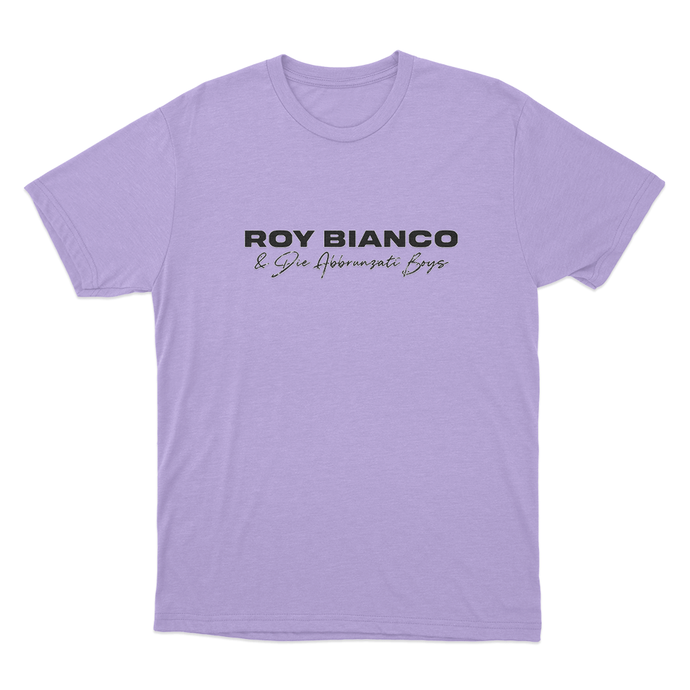 Roy Bianco & Die Abbrunzati Boys Logo Unisex T Shirt Purple Roy Bianco Die Abbrunzati Boys Logo Unisex T Shirt Purple