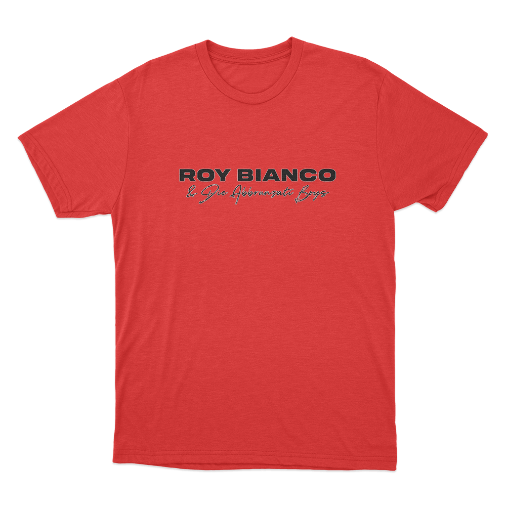 Roy Bianco & Die Abbrunzati Boys Logo Unisex T Shirt Red Roy Bianco Die Abbrunzati Boys Logo Unisex T Shirt Red