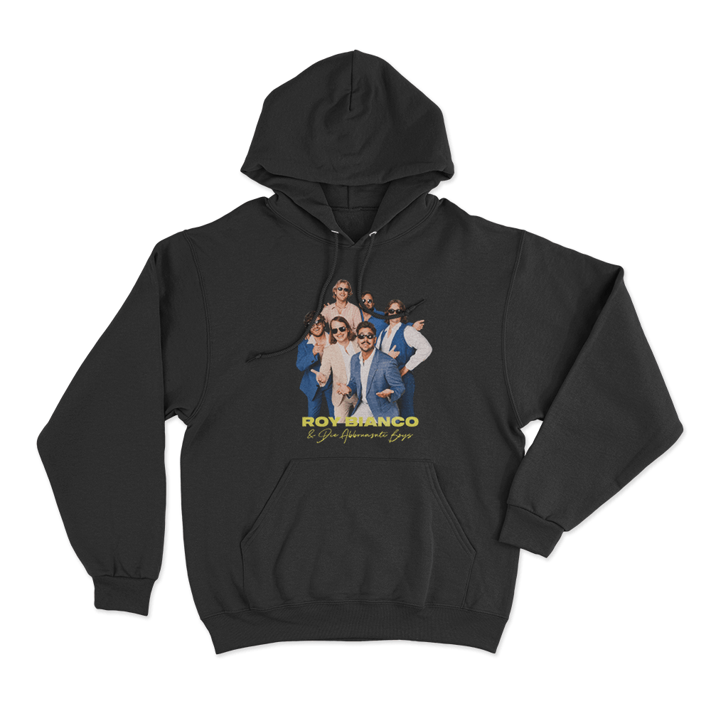 Roy Bianco & Die Abbrunzati Boys Portrait Unisex Hoodie Black Roy Bianco Die Abbrunzati Boys Portrait Unisex Hoodie Black