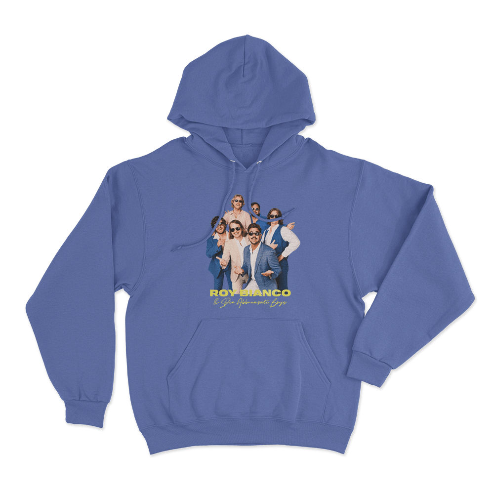 Roy Bianco & Die Abbrunzati Boys Portrait Unisex Hoodie Blue Roy Bianco Die Abbrunzati Boys Portrait Unisex Hoodie Blue