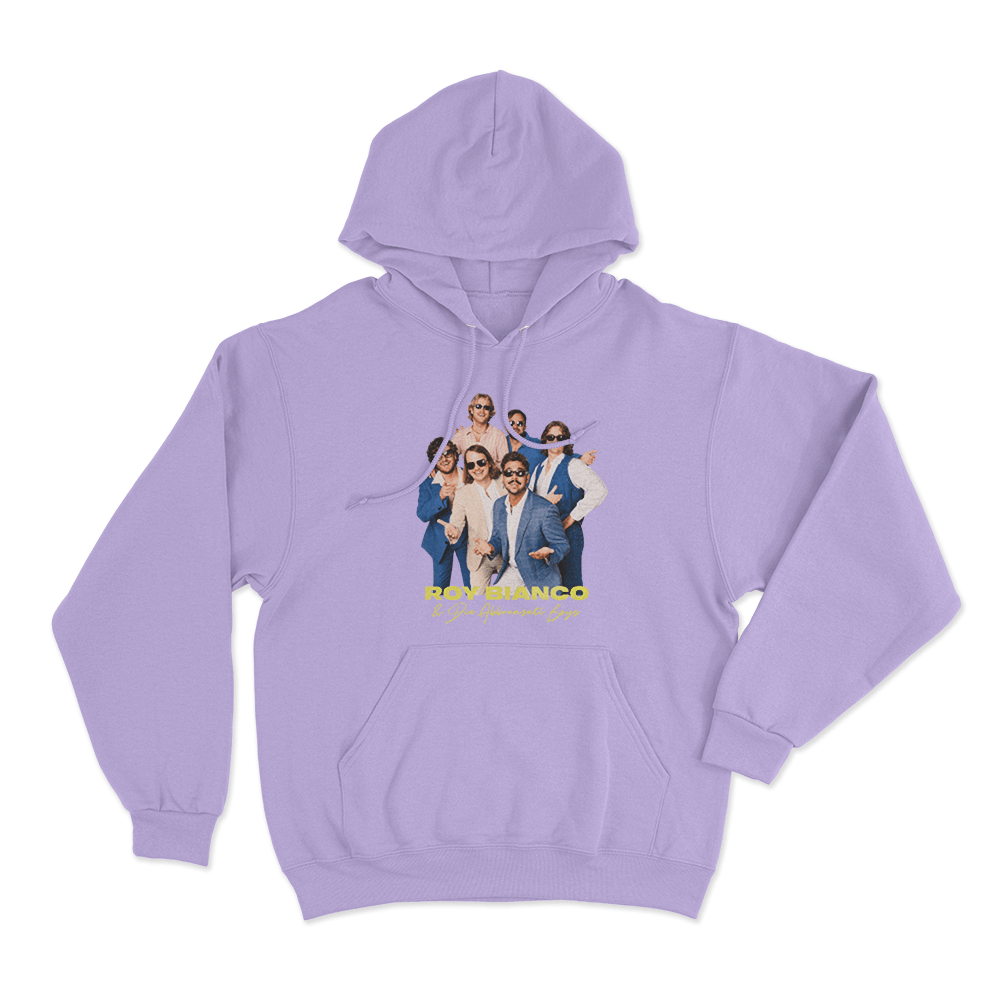 Roy Bianco & Die Abbrunzati Boys Portrait Unisex Hoodie Purple Roy Bianco Die Abbrunzati Boys Portrait Unisex Hoodie Purple