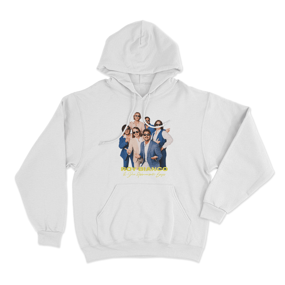 Roy Bianco & Die Abbrunzati Boys Portrait Unisex Hoodie White Roy Bianco Die Abbrunzati Boys Portrait Unisex Hoodie White