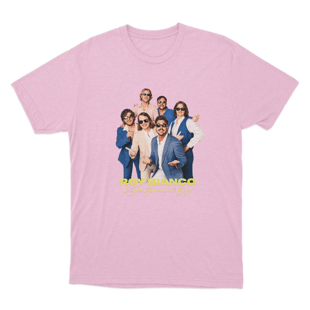 Roy Bianco & Die Abbrunzati Boys Portrait Unisex T Shirt Pink Roy Bianco Die Abbrunzati Boys Portrait Unisex T Shirt Pink