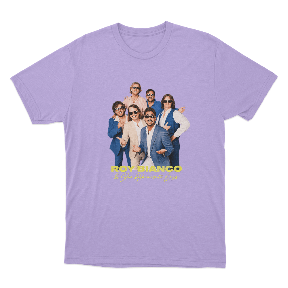 Roy Bianco & Die Abbrunzati Boys Portrait Unisex T Shirt Purple Roy Bianco Die Abbrunzati Boys Portrait Unisex T Shirt Purple
