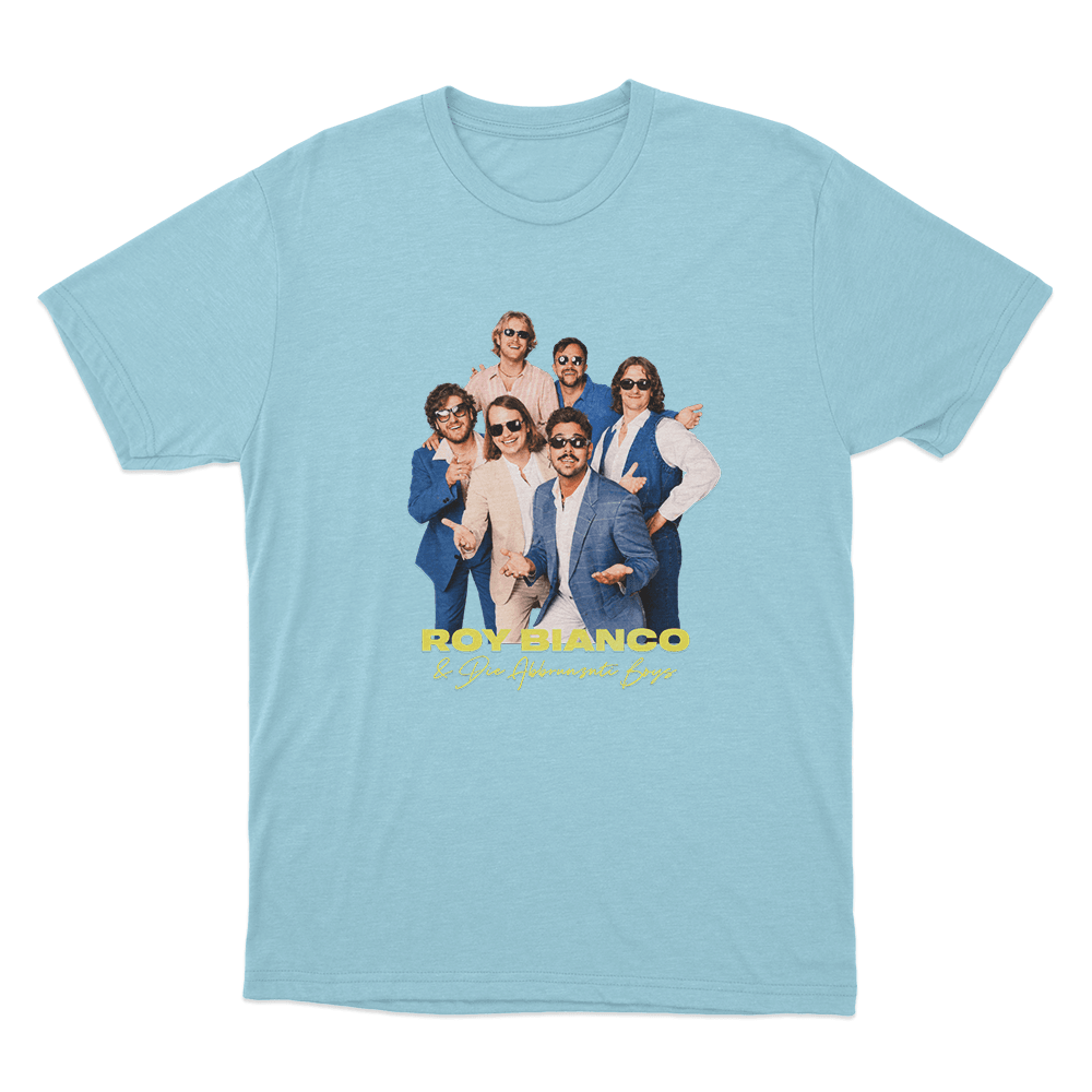 Roy Bianco & Die Abbrunzati Boys Portrait Unisex T Shirt Sky Blue Roy Bianco Die Abbrunzati Boys Portrait Unisex T Shirt Sky Blue