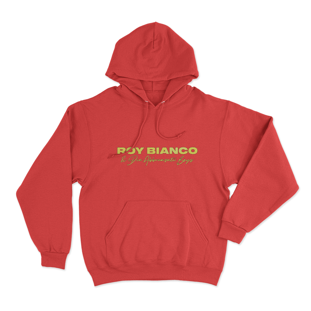 Roy Bianco & Die Abbrunzati Boys Unisex Hoodie Red Roy Bianco Die Abbrunzati Boys Unisex Hoodie Red