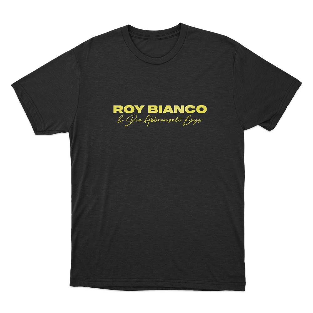 Roy Bianco & Die Abbrunzati Boys Unisex T Shirt Black Roy Bianco Die Abbrunzati Boys Unisex T Shirt Black