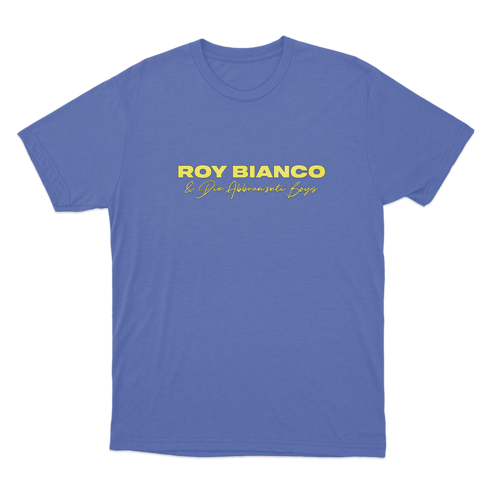 Roy Bianco & Die Abbrunzati Boys Unisex T Shirt Blue Roy Bianco Die Abbrunzati Boys Unisex T Shirt Blue