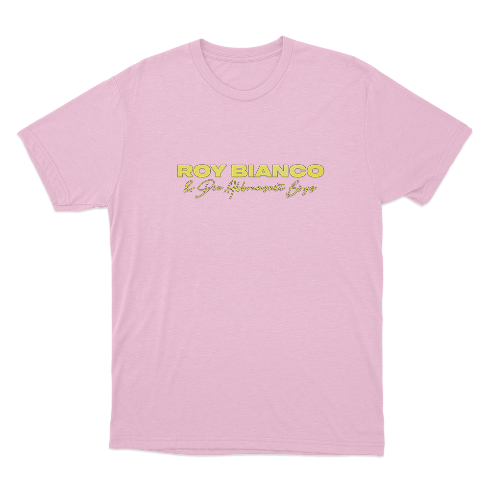 Roy Bianco & Die Abbrunzati Boys Unisex T Shirt Pink Roy Bianco Die Abbrunzati Boys Unisex T Shirt Pink
