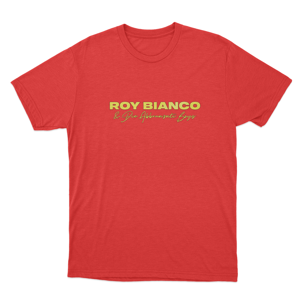 Roy Bianco & Die Abbrunzati Boys Unisex T Shirt Red Roy Bianco Die Abbrunzati Boys Unisex T Shirt Red