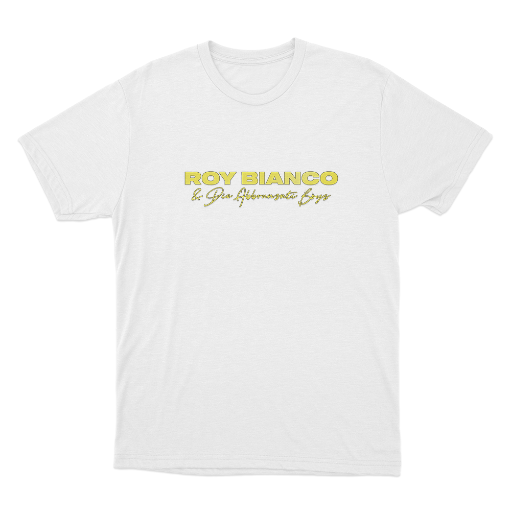 Roy Bianco & Die Abbrunzati Boys Unisex T Shirt White Roy Bianco Die Abbrunzati Boys Unisex T Shirt White