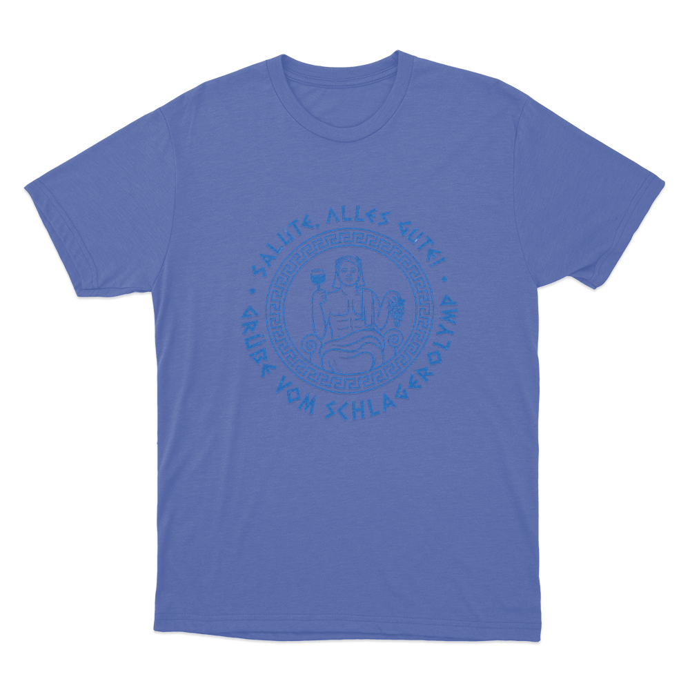 Salute, Alles Gute! Unisex T Shirt Blue Salute Alles Gute Unisex T Shirt Blue