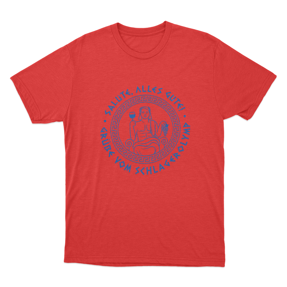 Salute, Alles Gute! Unisex T Shirt Red Salute Alles Gute Unisex T Shirt Red
