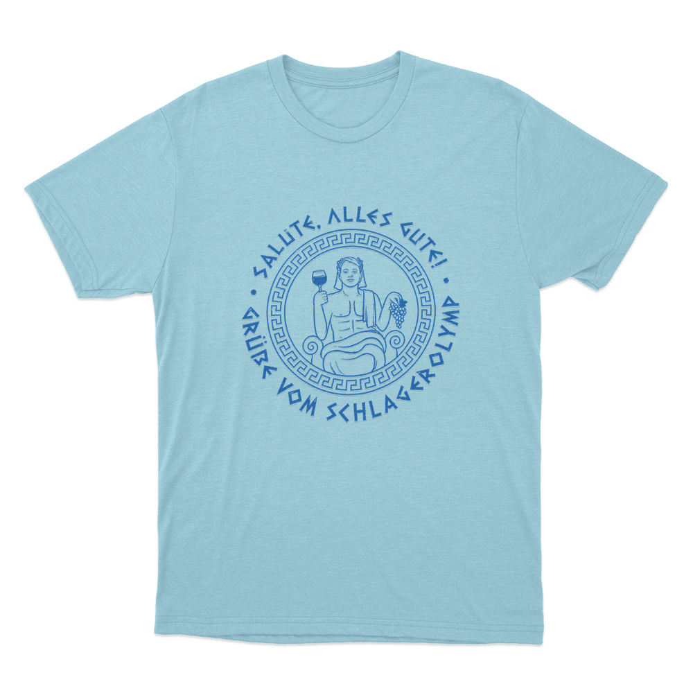 Salute, Alles Gute! Unisex T Shirt Sky Blue Salute Alles Gute Unisex T Shirt Sky Blue