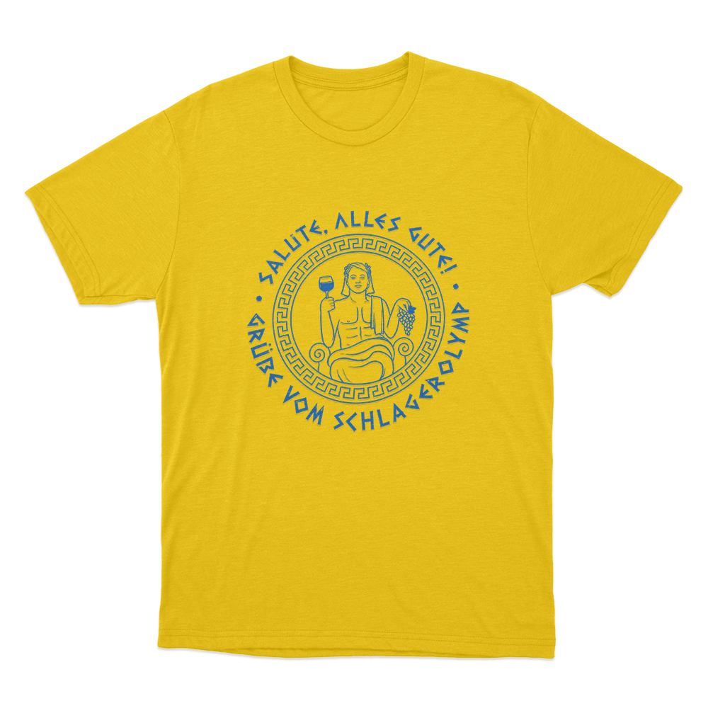 Salute, Alles Gute! Unisex T Shirt Yellow Salute Alles Gute Unisex T Shirt Yellow